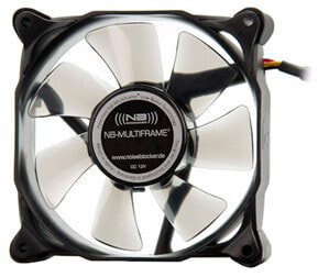 Blacknoise MultiFrame M8-2 - Fan - 8 cm - 1700 RPM - 14 dB - 47 m³/h - Black