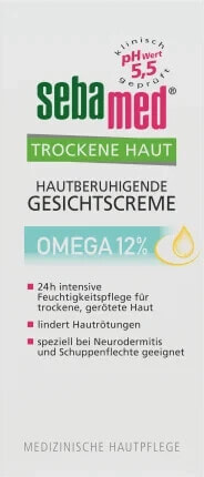 Gesichtscreme trockene Haut, 50 ml