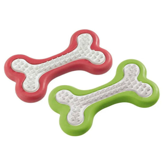 FERPLAST Pa 6570 Rubb Bone Teeth Medium Toy