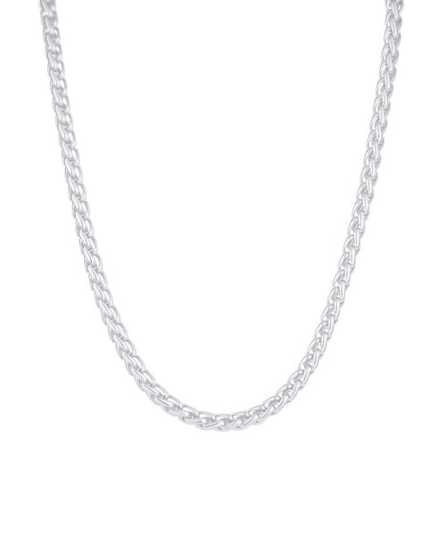 18K Gold Plated or Silver Plated Wheat Chain Necklace