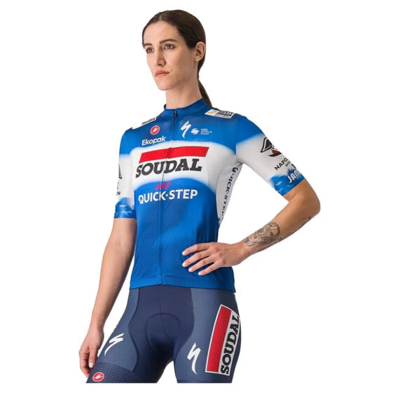 CASTELLI Competizione 3 W Soudal Quick-Step 2024 short sleeve jersey