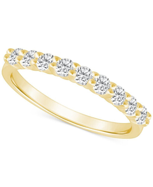 Diamond Wedding Band (1/2 ct. t.w.) in 14k Gold