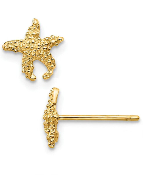 Серьги Macy's Star Fish Stud  in 14k Gold