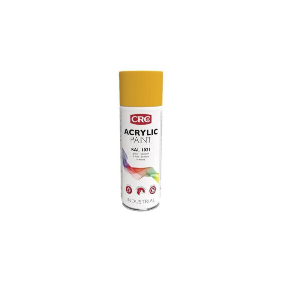 Crc Farbschutzlackspray ACRYLIC PAINT rapsgelb glänzend RAL 1021 400 ml , VE: 6