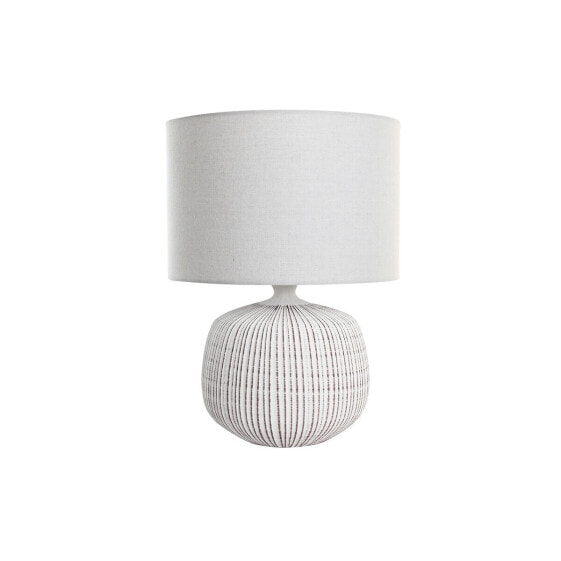 Настольная лампа декоративная DKD Home Decor Белый Керамика 220 V 50 W (38 x 38 x 51 см)