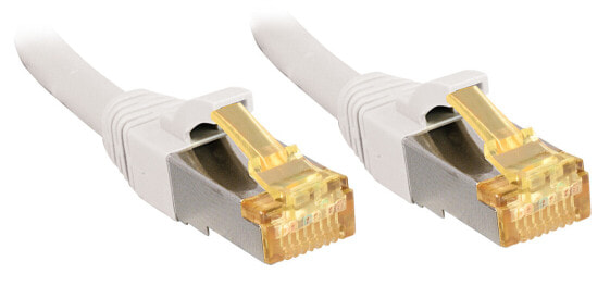 Lindy 0.3m RJ45 S/FTP LSZH Cable - White - 0.3 m - Cat7 - S/FTP (S-STP) - RJ-45 - RJ-45