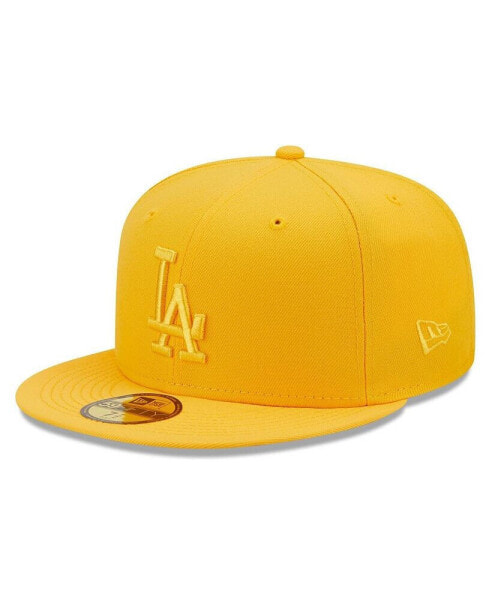 Men's Gold Los Angeles Dodgers Tonal 59FIFTY Fitted Hat