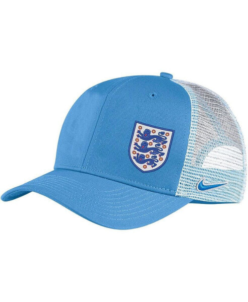 Men's Blue England National Team Classic99 Trucker Snapback Hat