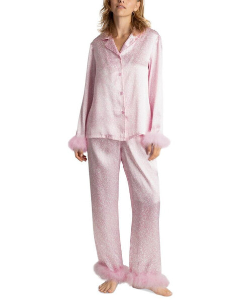 Пижама Linea Donatella Marabou Feather Pajama
