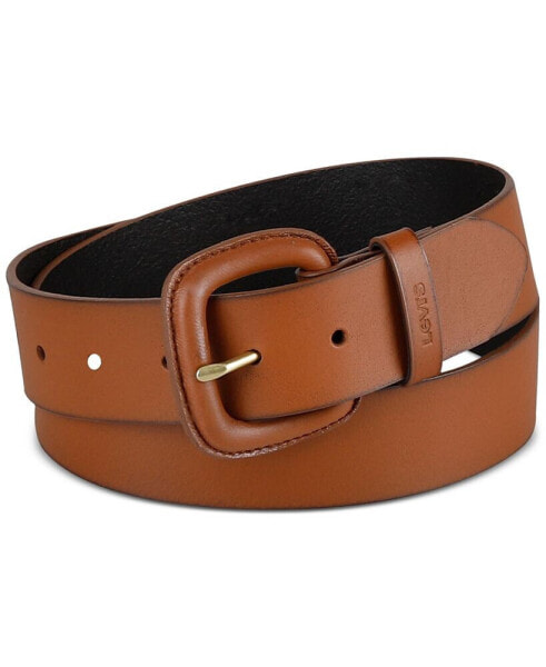 Women's Leather Wrapped Buckle Belt