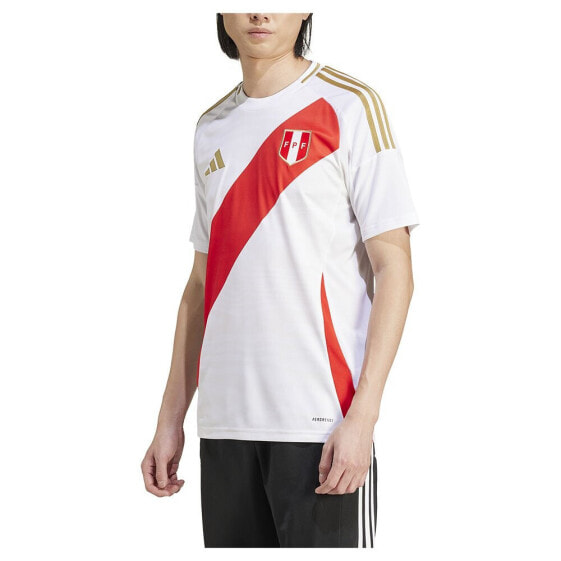 Футбольная майка Adidas Peru 23/24 короткий рукав домашняя