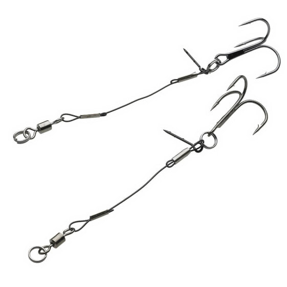 KINETIC Single Stinger Tied Hook 100 mm 40 Lbs