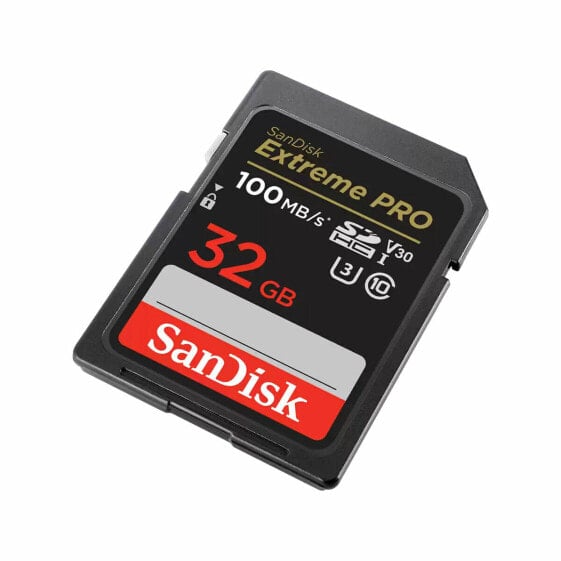 Карта памяти SDHC SanDisk Extreme PRO Чёрный 32 GB