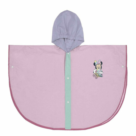 Waterproof Poncho with Hood Minnie Mouse Lilac