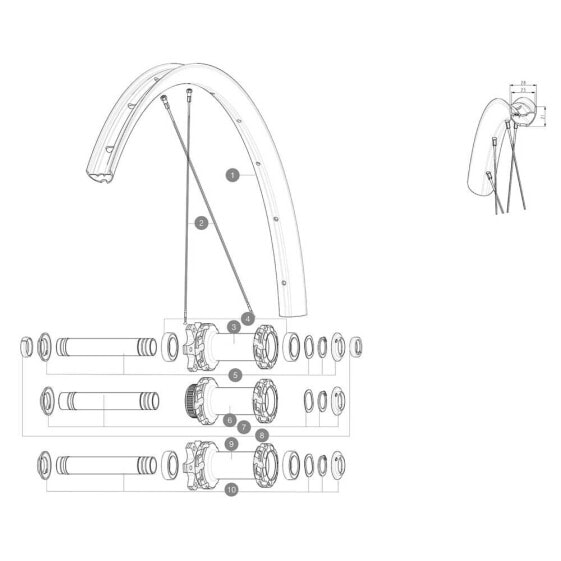 Обод Mavic SFT Spokes 12 штук