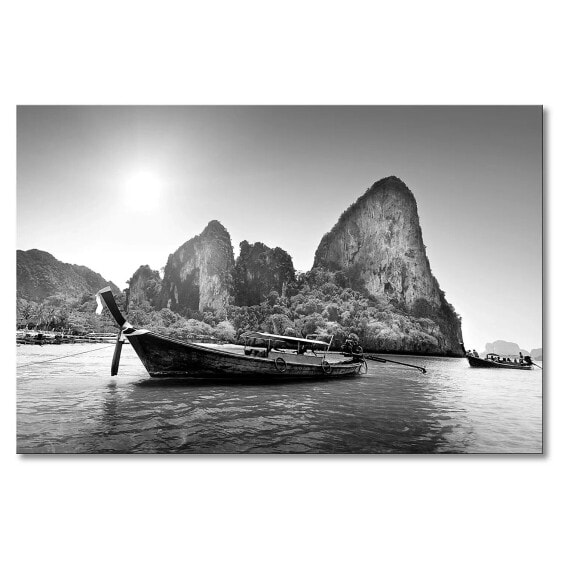 Leinwandbild Boats on Railay