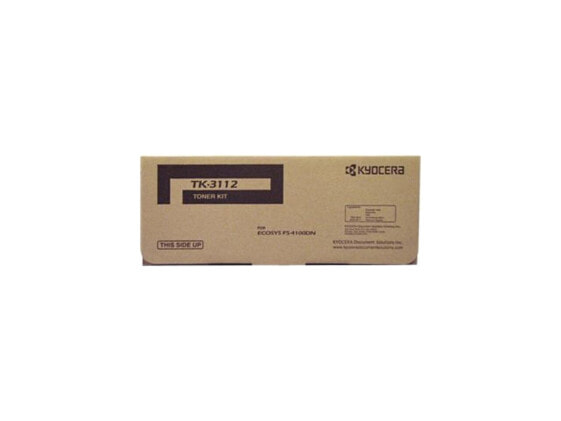 Black Toner Cartridge for Kyocera TK-3112 FS-4100DN, Genuine Kyocera Brand