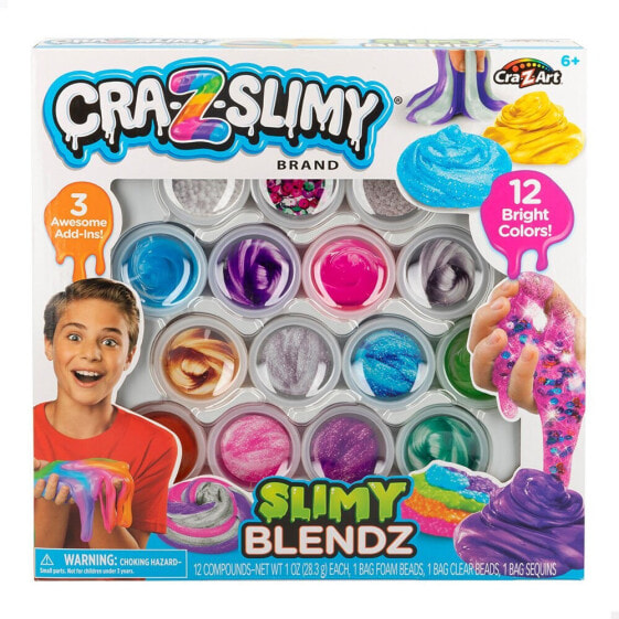 CRA-Z-ART Pack 12 Slime Boats With CraZSlimy Accessories