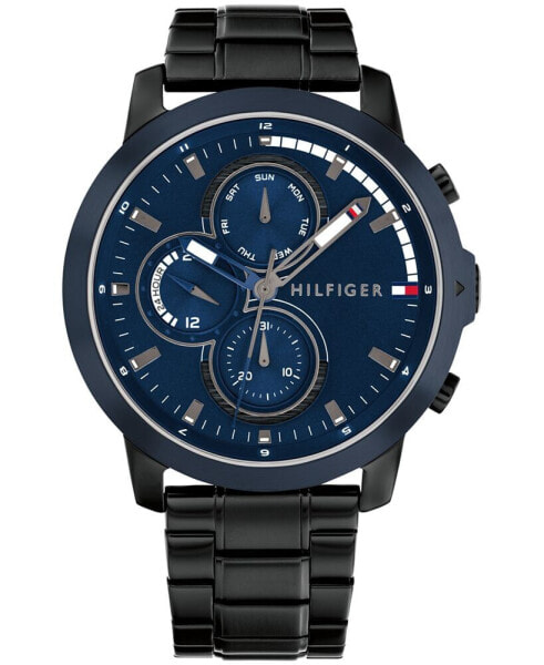 Часы Tommy Hilfiger Black Stainless Steel 46mm