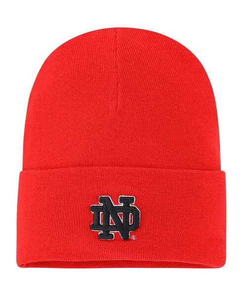 Men's Red Notre Dame Fighting Irish Signal Caller Cuffed Knit Hat
