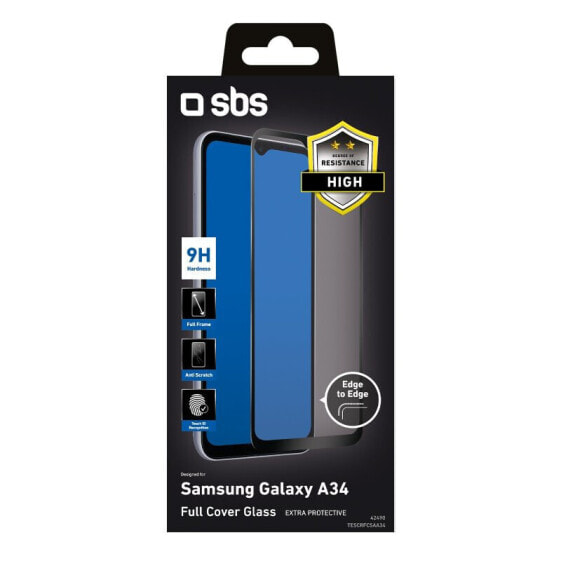 SBS TESCRFCSAA34 - Samsung - Galaxy A34 - Dust resistant - Scratch resistant - Shock resistant - Black - Transparent - 1 pc(s)