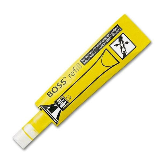 Фломастеры STABILO Boss Флуоресцентный маркер Жёлтый 20 штук