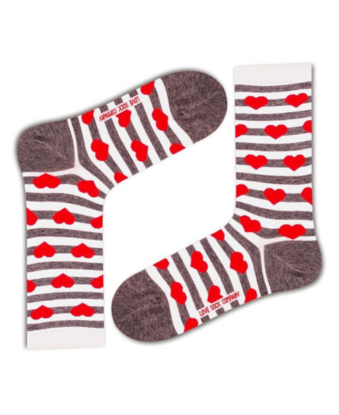 Women's Socks - Red Hearts