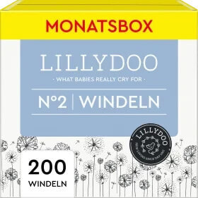 Windeln Gr. 2 (4-8 kg), Monatsbox, 200 St