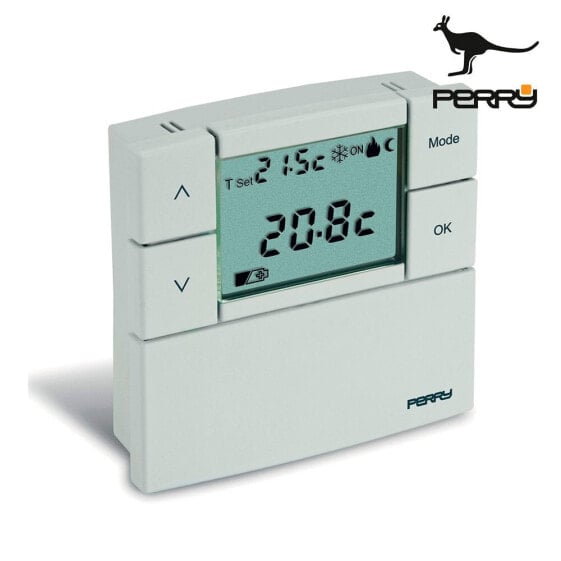 Метеостанция PERRY Zefiro Digital Thermostat 84x84 mm