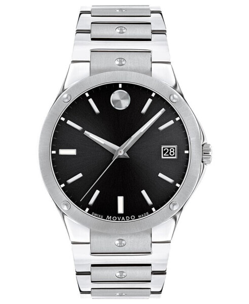 Men's Swiss SE Stainless Steel Bracelet Watch 41mm