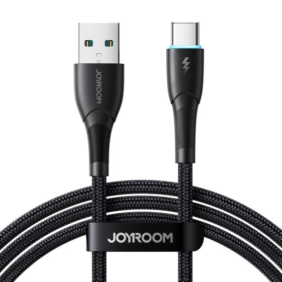 Кабель USB-A - USB-C 3A 1м черный joyroom Starry Series