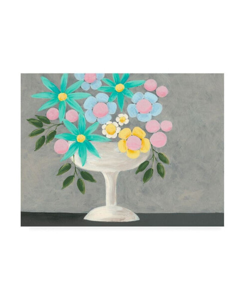 Regina Moore Nouveau Flowers II Canvas Art - 15.5" x 21"