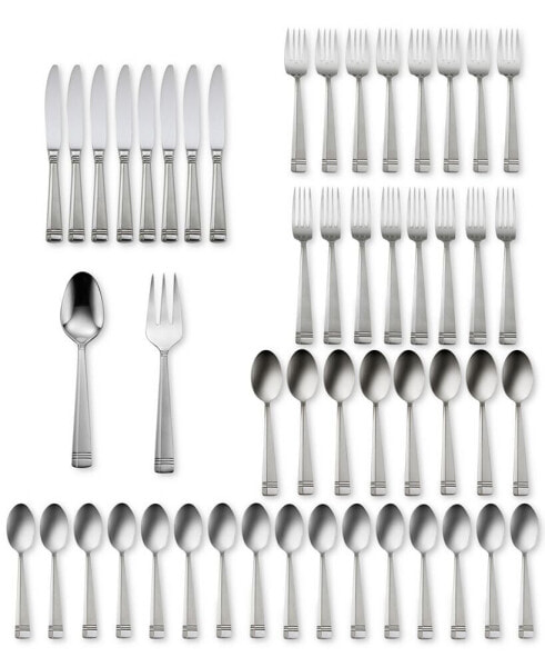 Amsterdam 50-Pc Flatware Set, Service for 8, Created for Macy's