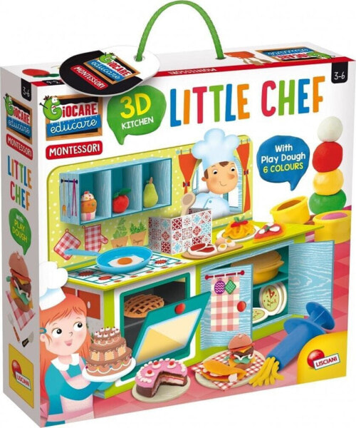 Quercetti Montessori Chef 3D + plastelina