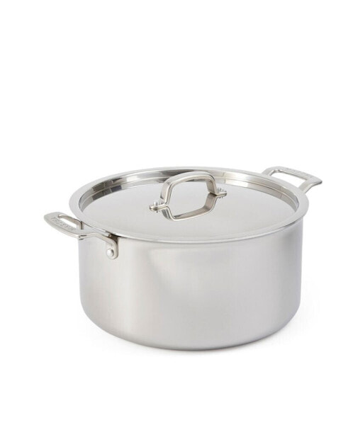 Martha by Martha Stewart Stainless Steel 8 QT Stock Pot with Lid