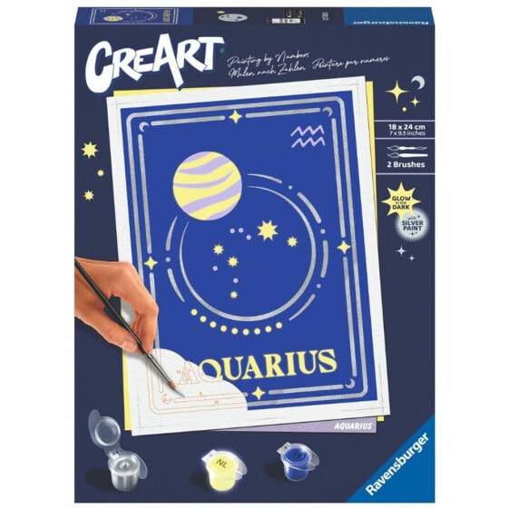 RAVENSBURGER Creart Serie Trend D Zodiac Acuario painting game