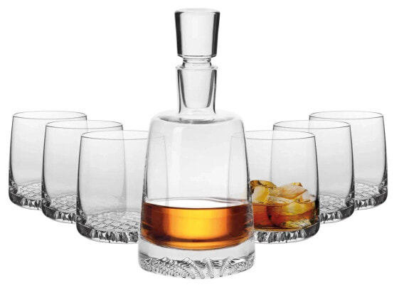 Krosno Fjord Whisky Karaffe Gläser Set