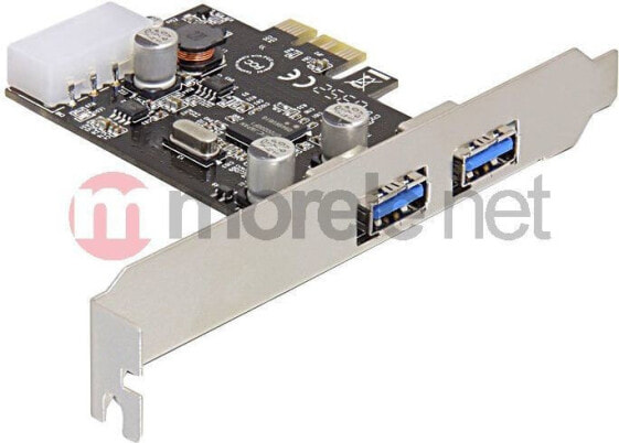 Kontroler Delock PCIe 2.0 x1 - 4x USB 3.0 (89301)