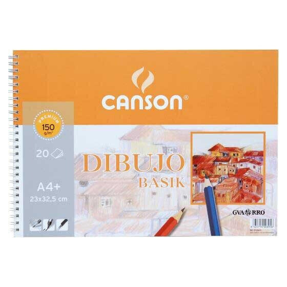 CANSON Basik drawing pad DIN A4 23x325 cm 20 sheets of 150gr