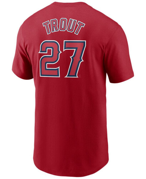 Men's Mike Trout Los Angeles Angels Name and Number Player T-Shirt