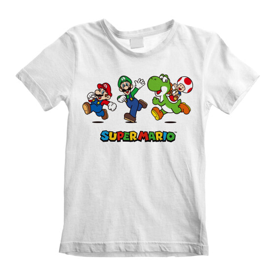Футболка для малышей Super Mario Running Pose Белая