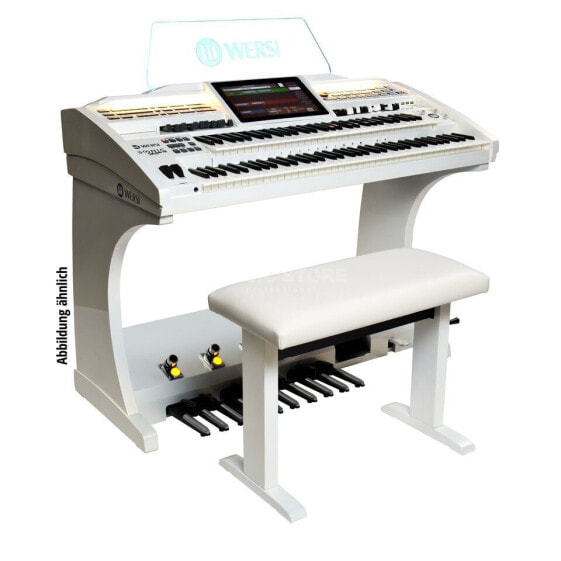 Wersi SONIC OAX600LS Pearl White - Loudspeaker and bench included