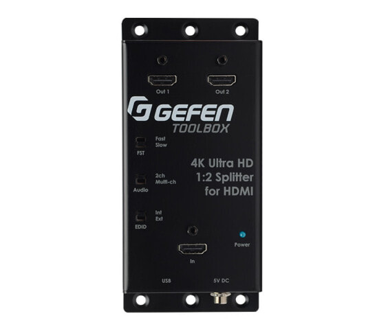 Gefen GTB-HD4K2K-142C-BLK - HDMI - 2x HDMI - 4096 x 2160 Pixel - Schwarz - 12 Bit - 300 MHz