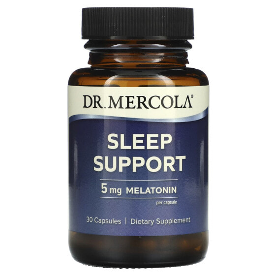 Dr. Mercola, Поддержка сна, 5 мг, 30 капсул
