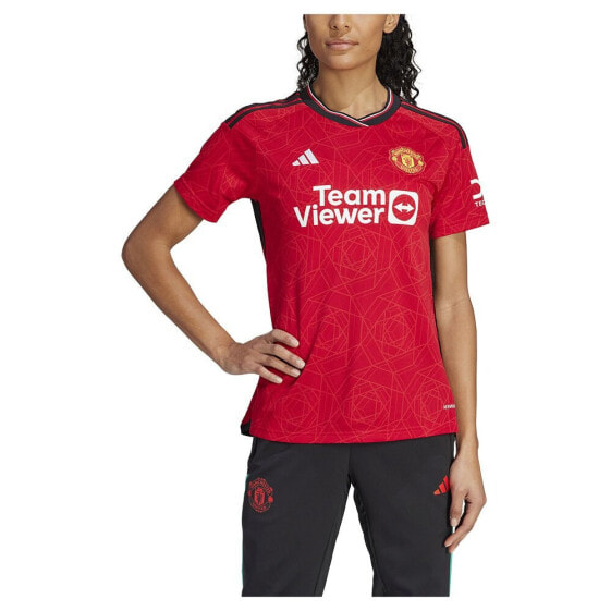 ADIDAS Manchester United FC 23/24 Woman Short Sleeve T-Shirt Home