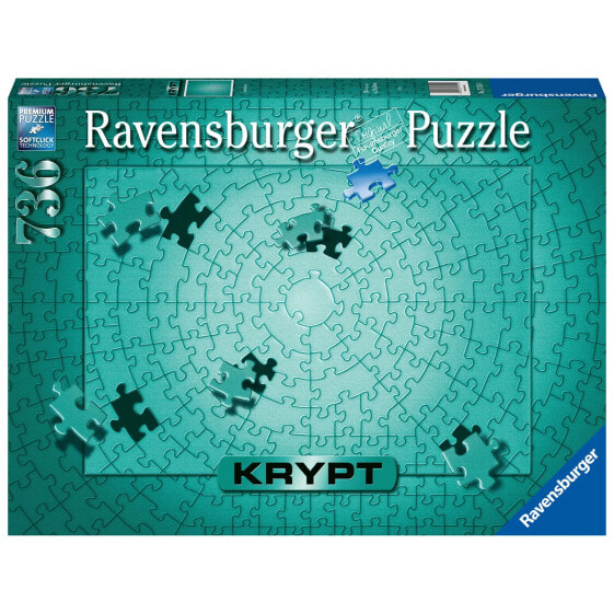 Пазл металлический Ravensburger Krypt Metallic Mint 736 элементов