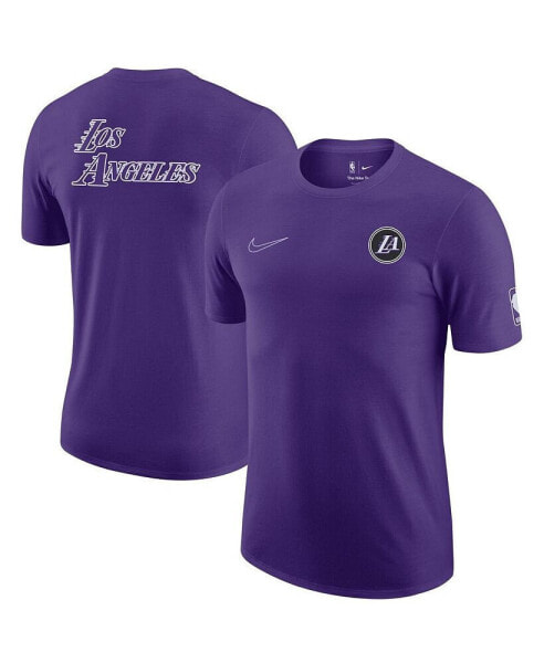 Men's Purple Los Angeles Lakers 2022/23 City Edition Courtside Max90 Backer T-shirt