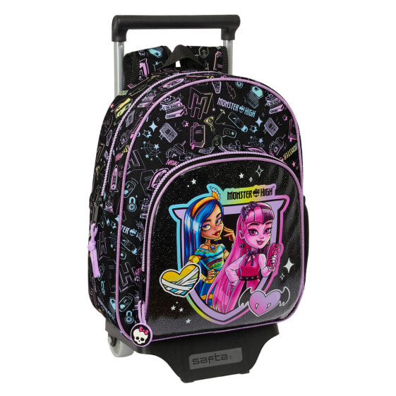 Детский школьный рюкзак Monster High Чёрный 28 x 34 x 10 см