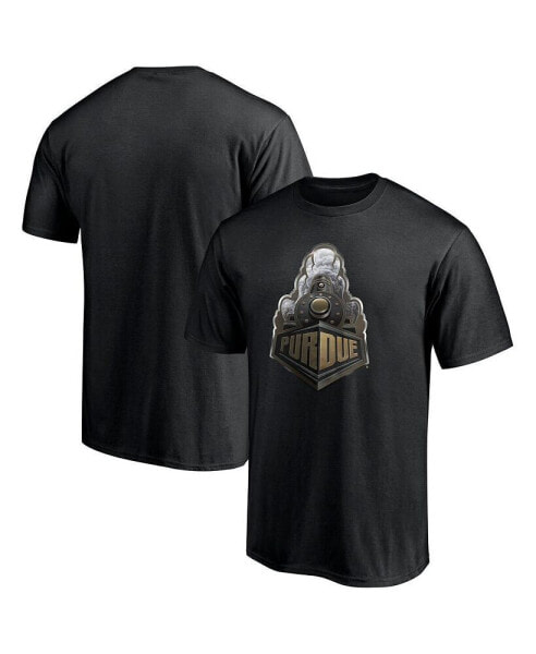 Men's Black Purdue Boilermakers Team Midnight Mascot T-shirt