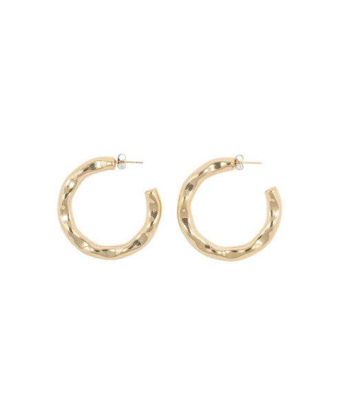 Серьги KC Chic Designs Belize Hammered Hoop